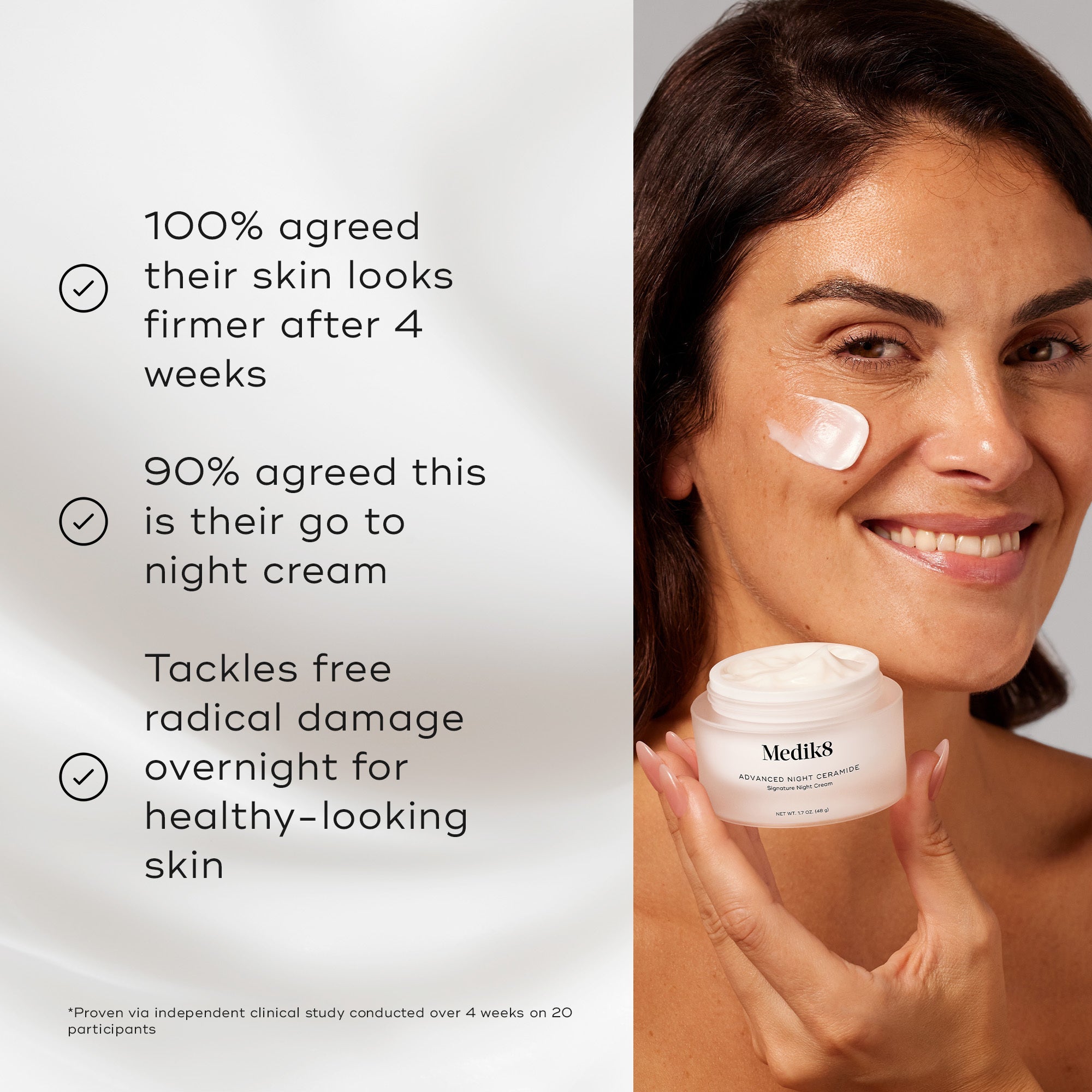Advanced Night Ceramide Moisturizing Cream – Medik8-CA